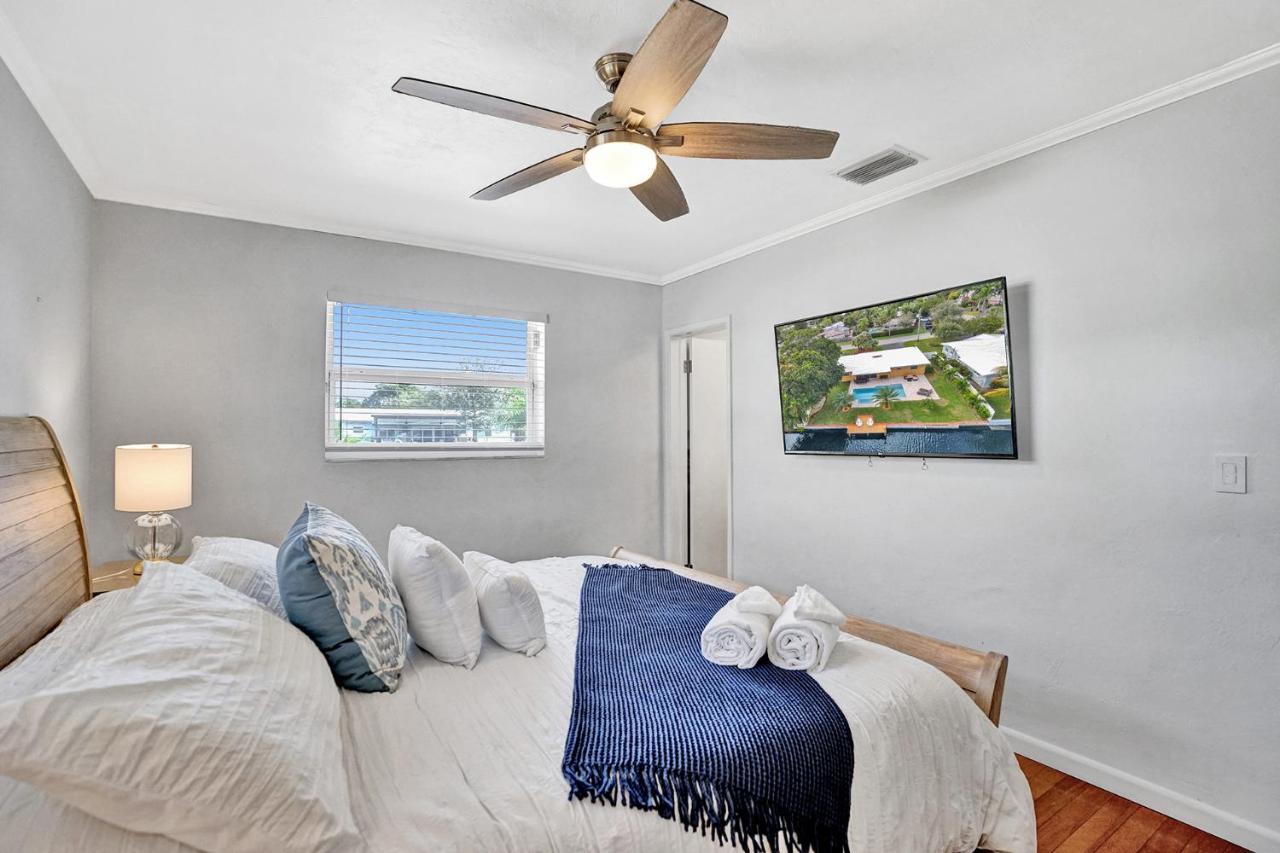 New! Waterfront Heated Pool & Jacuzzi 2 Mi To Beach - Fishing Pier Relaxing Spa & Hammock Fort Lauderdale Exterior foto