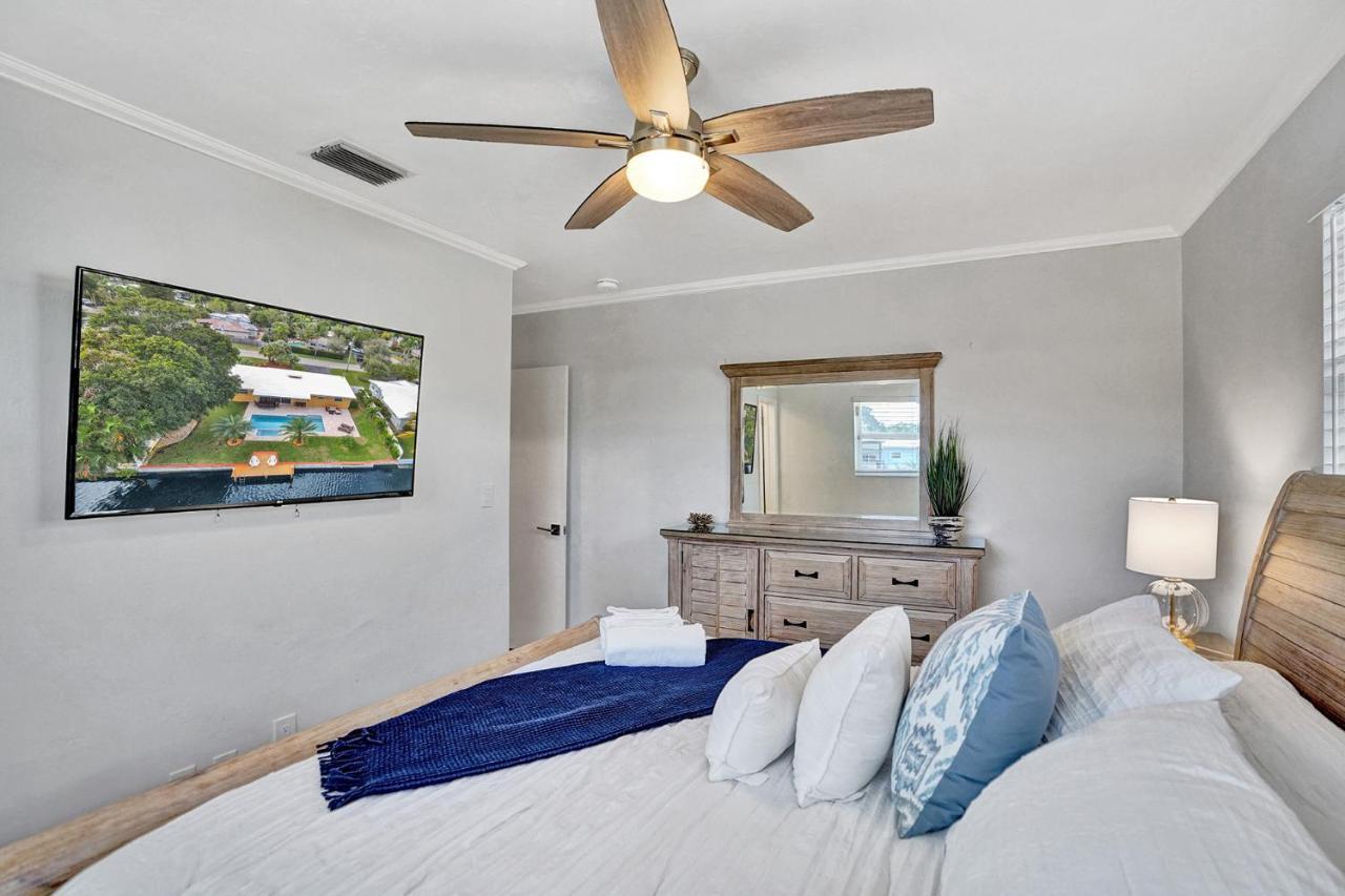 New! Waterfront Heated Pool & Jacuzzi 2 Mi To Beach - Fishing Pier Relaxing Spa & Hammock Fort Lauderdale Exterior foto