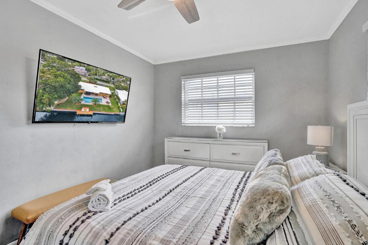 New! Waterfront Heated Pool & Jacuzzi 2 Mi To Beach - Fishing Pier Relaxing Spa & Hammock Fort Lauderdale Exterior foto