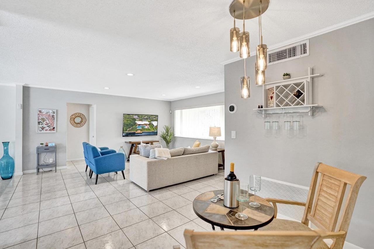 New! Waterfront Heated Pool & Jacuzzi 2 Mi To Beach - Fishing Pier Relaxing Spa & Hammock Fort Lauderdale Exterior foto
