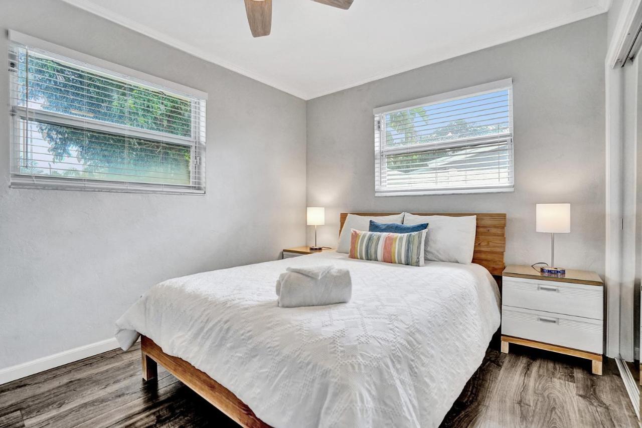New! Waterfront Heated Pool & Jacuzzi 2 Mi To Beach - Fishing Pier Relaxing Spa & Hammock Fort Lauderdale Exterior foto