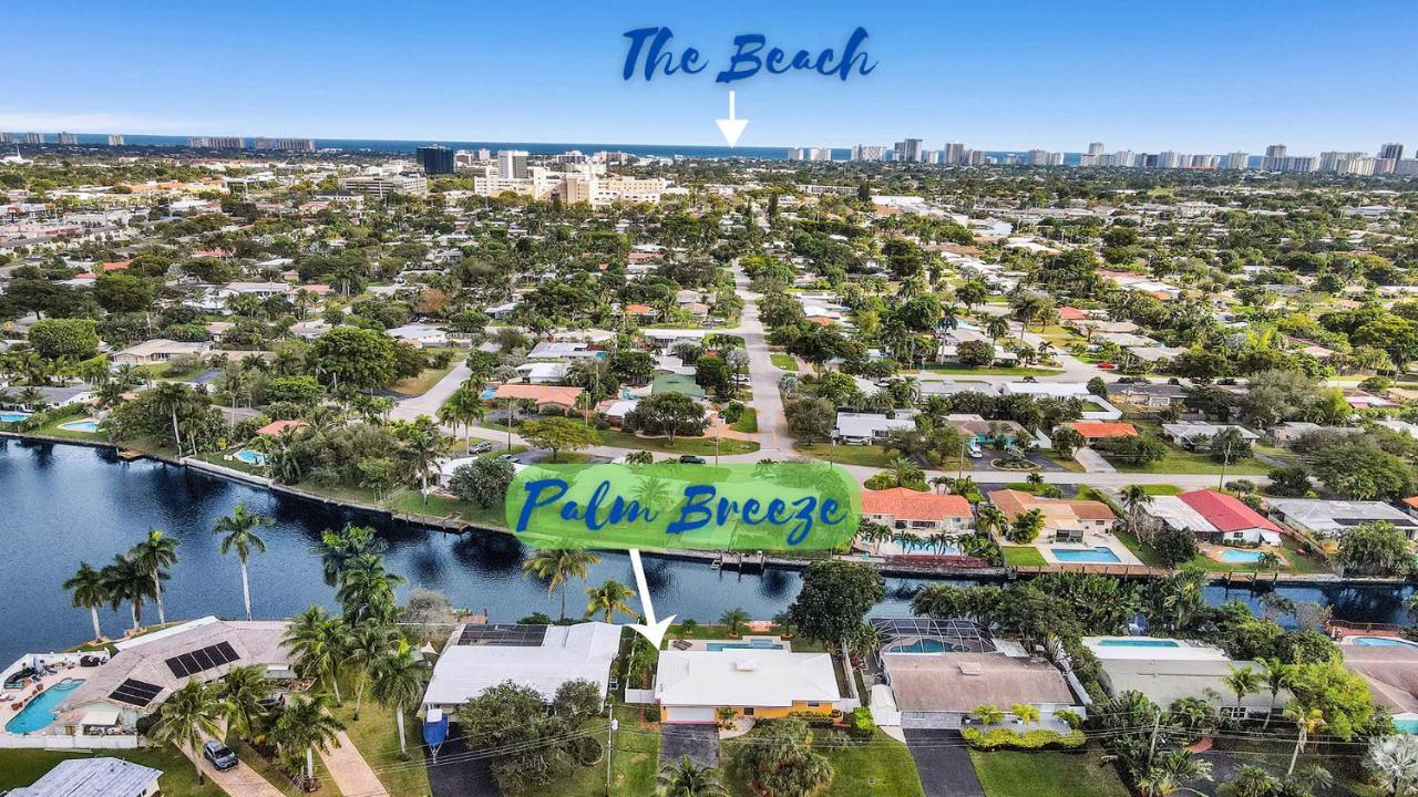 New! Waterfront Heated Pool & Jacuzzi 2 Mi To Beach - Fishing Pier Relaxing Spa & Hammock Fort Lauderdale Exterior foto