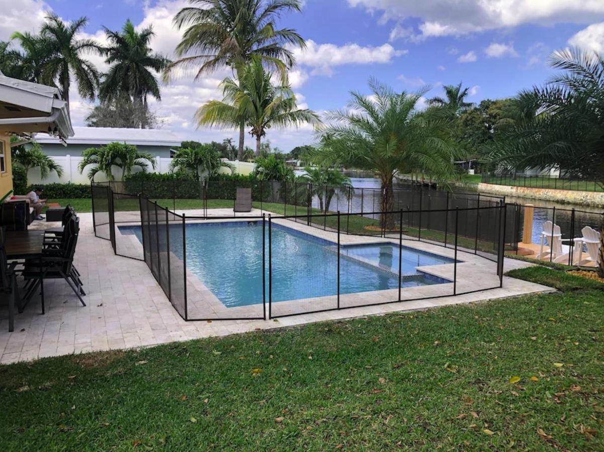 New! Waterfront Heated Pool & Jacuzzi 2 Mi To Beach - Fishing Pier Relaxing Spa & Hammock Fort Lauderdale Exterior foto