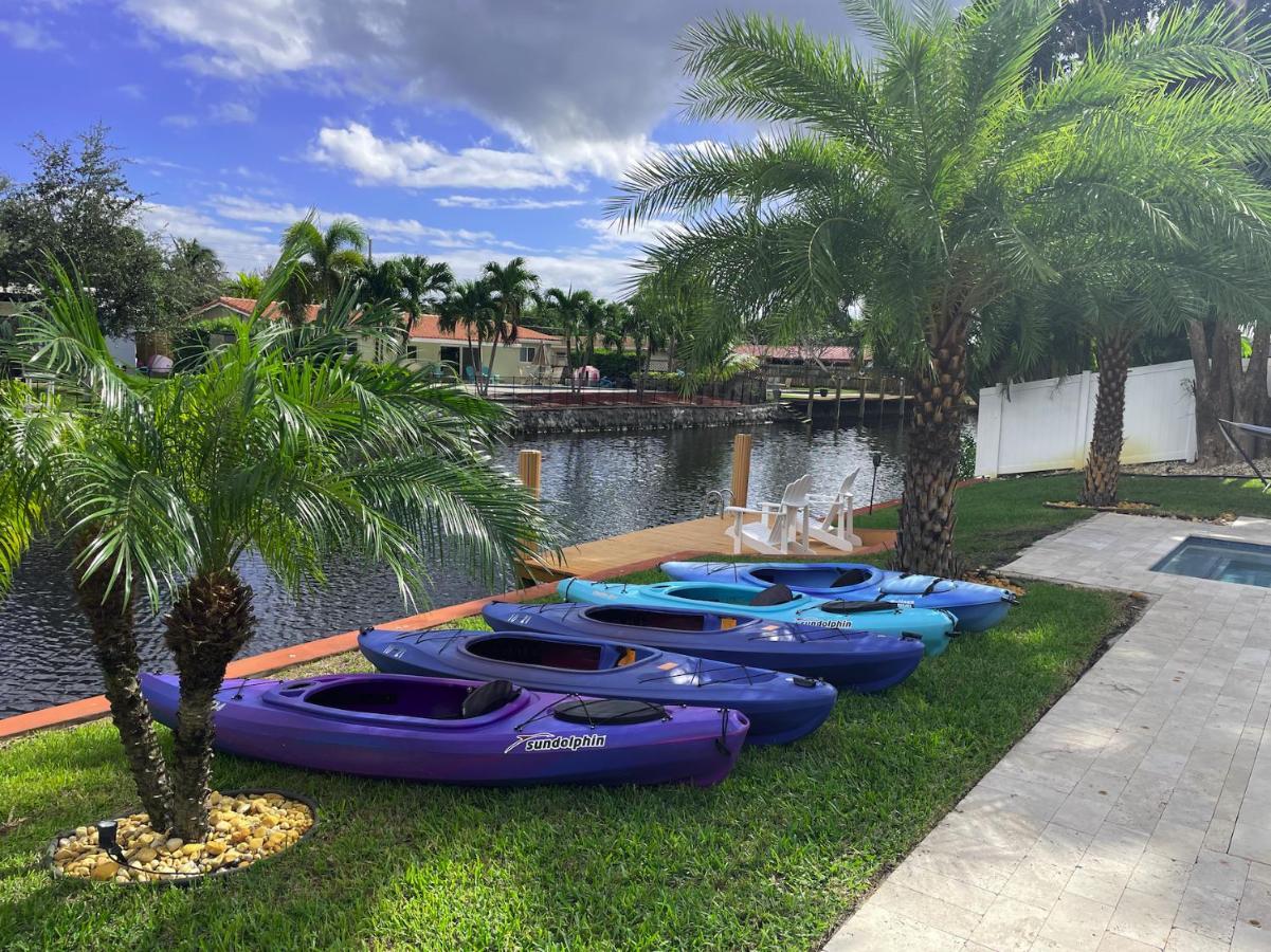 New! Waterfront Heated Pool & Jacuzzi 2 Mi To Beach - Fishing Pier Relaxing Spa & Hammock Fort Lauderdale Exterior foto
